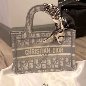 Dior Book Tote - Grey